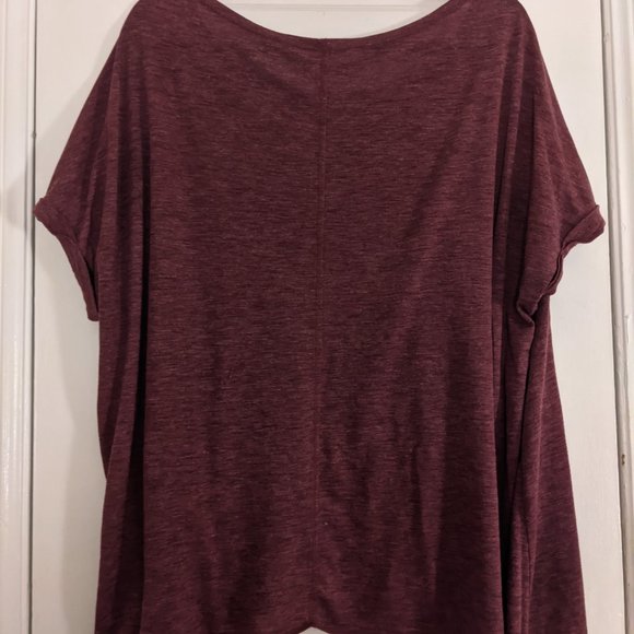 Hollister Red Flowy Tee - Size M/L - Picture 2 of 3